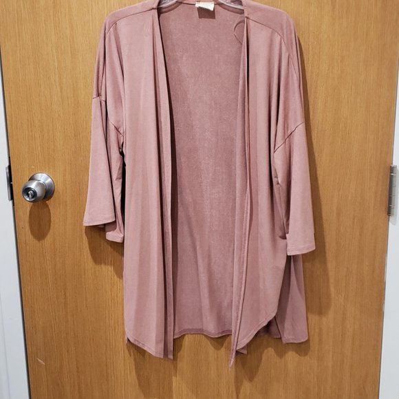Women's Mauve Cardigan - Picture 4 of 12